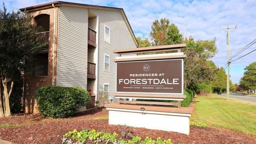 Residences at Forestdale exterior
