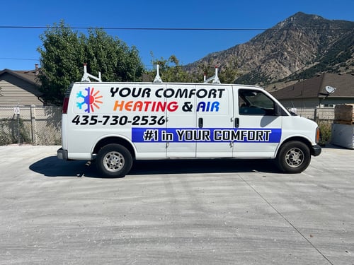 Your Comfort Heating & Air service van