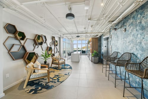 Lobby at Link Apartments® H Street, in Washington, D.C.