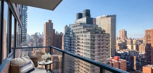 Balcony View at 301 East 94th Street, New York, NY, 10128