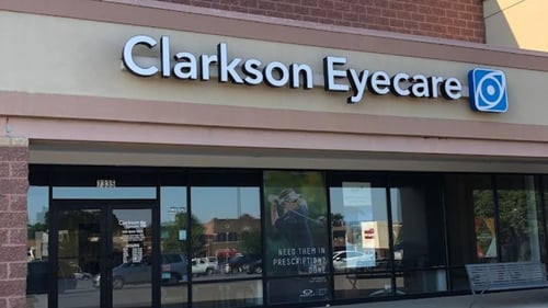 Clarkson Eyecare's Maplewood office, located in Maplewood Square next to Schnucks.