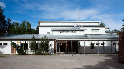 Olkahisen koulun Sorilan koulutalo.