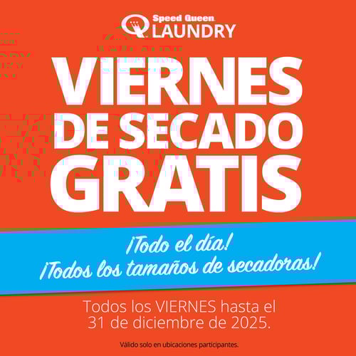 Viernes de Secado Gratis