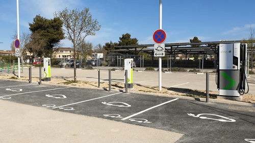 EV charging station Allego Aix en Provence