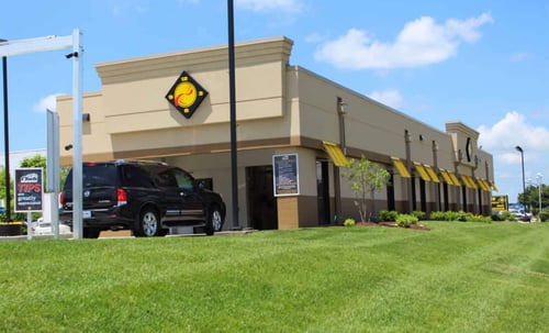 View of Columbia, Missouri Club Car Wash