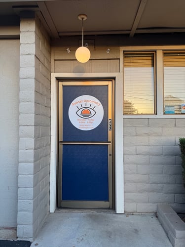Sunset Optometry Front Door
