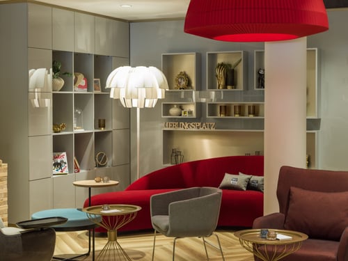 Cosy lounge at Holiday Inn - the niu, Franz Vienna.