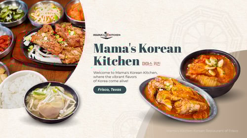 Mama's Korean Kitchen in Frisco, TX 75036 - Restaurants near me, Food near me, Places to eat, Korean restaurants, Korean food, Korean food near me, K-food, Places to Eat Near Me, Diner, Restaurants Nearby, Local Restaurants, Take Out Restaurants, Asian restaurant, Restaurants that deliver,  Soup, Stew, Bulgogi, Kimchi, Noodle, Bibimbap, Dumpling, Seafood Pancake, Japchae, Tteokbokki, Yukgaejang, Soontofu, Selloeongtang, LA Galbi, Teriyaki chicken