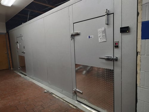 Freezer/Cooler combo install at Orofino Jr/Sr High.