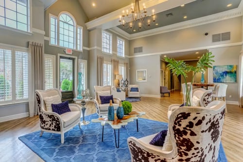 Club room at The Estates at Brentwood in Brentwood, TN