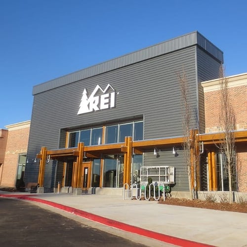 The front of the REI store in Alpharetta, Georgia