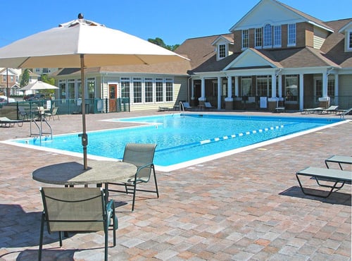 Swimming pool at The Ledges Apartments, Groton, CT 06340