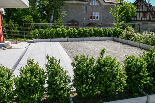 Sitzplatz Bepflanzung