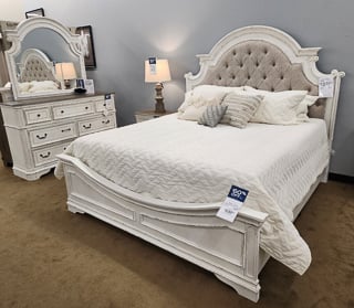 Tomah Slumberland Furniture white bedroom set