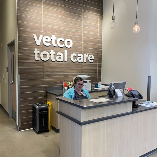Vetco Total Care  Check-in Desk