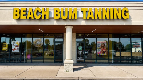 Beach Bum store front in Bayonne, NJ