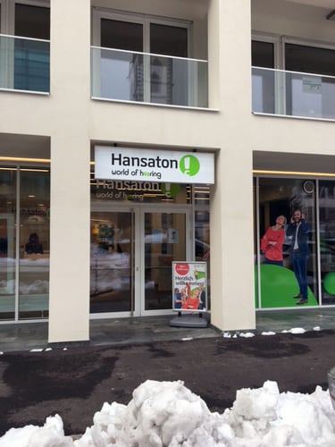 Hansaton Hörkompetenz-Zentrum Karfreitstraße 16, Klagenfurt Frontansicht