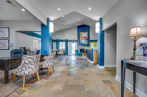 Community Clubhouse at The Wellington at Willow Bend Apartments