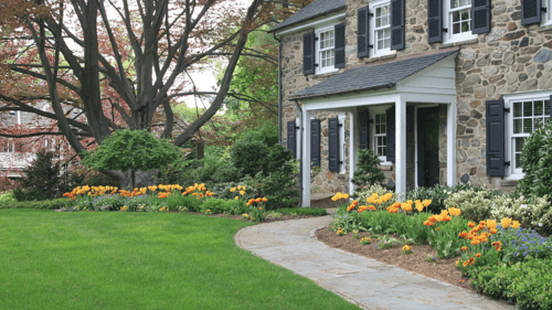 large home with a front garden