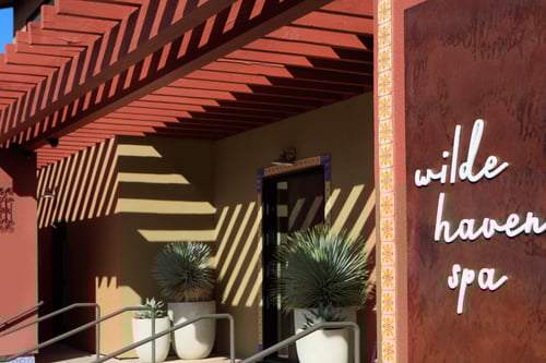 Exterior of the Wilde Haven Spa