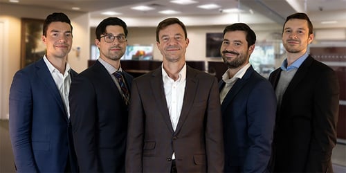 Joe Carter (VP Strategic Growth), Tom Carter Jr. (Loan Officer), Tom Carter Sr. (President, CEO, and Chairman), Sam Carter (VP Lending), Paul Carter (COO)