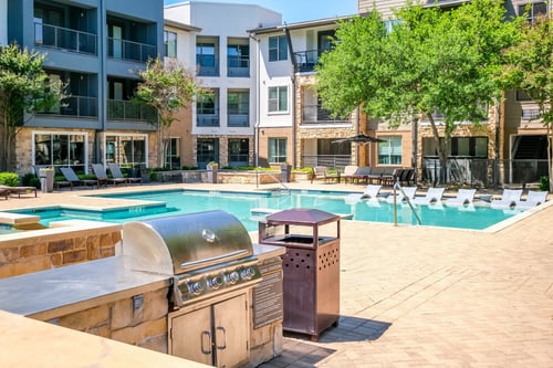 Berkshire Medical District Swimming Pool with Grilling Area