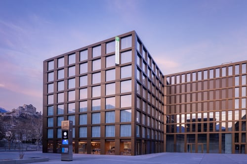 Exterior at dusk