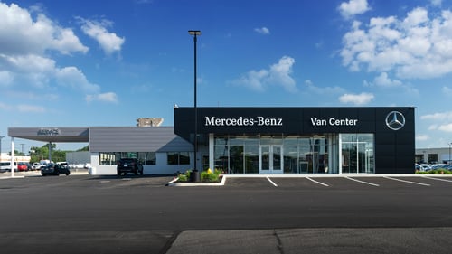 Exterior photo of Mercedes-Benz Van Center Maple Shade