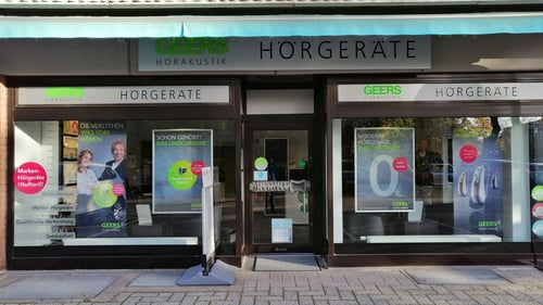 Außenaufnahme vom GEERS Fachgeschäft