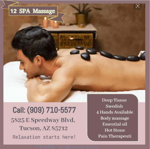 During a hot stone massage, the techniques of a regular massage are applied.