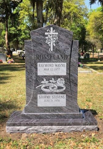 Bahama Blue Granite Monument