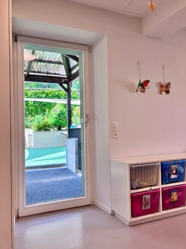 Un accès direct à la terrasse