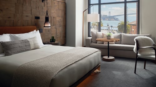 Waterfront King Room at 1 Hotel San Francisco