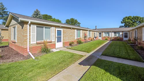 Green Space Walking Path at Kendall Street Apts, Wheat Ridge, Colorado