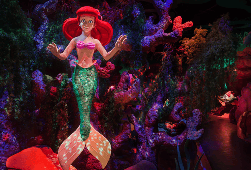 The Little Mermaid - Ariel's Undersea Adventure Attraction at Disney's California Adventure Park
