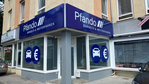 Außenansicht Pfando Filiale Braunschweig
