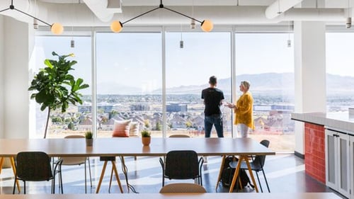 WeWork Innovation Pointe - Coworking space interior view