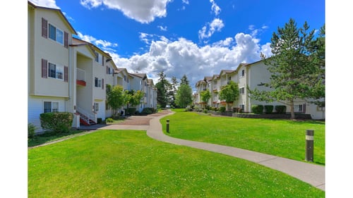Apartment complex at Silver Springs, Kent, WA