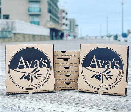 Ava's Pizzeria & Wine Bar - Rehoboth Beach Pizza Boxes on the Boardwalk