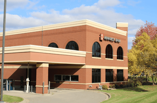 exterior photo of Minnwest Bank Minnetonka branch