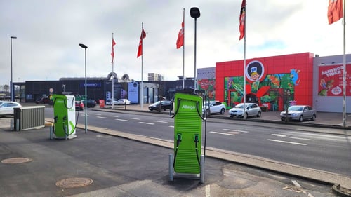 EV charging station Holstebro Allego