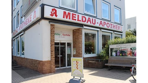 Aussenansicht der Meldau-Apotheke
