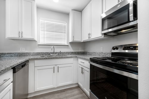 Renovated Kitchen with Modern, Stainless Steel Appliances