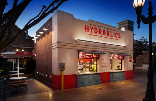 Ice Cold Hydraulics Restaurant Kiosk in Disney's Hollywood Studios