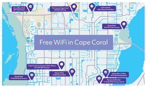 Free Wi-Fi around Cape Coral