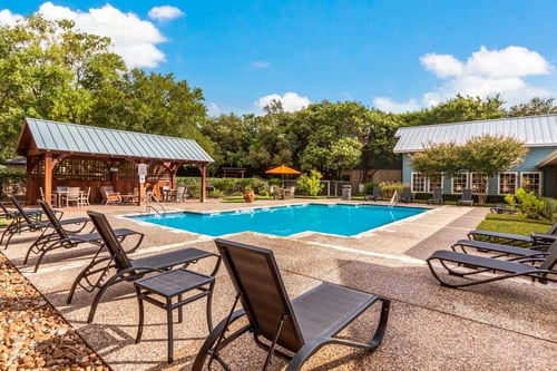 Swimming Pool at Elm Hollow Apartments, Texas, 78023