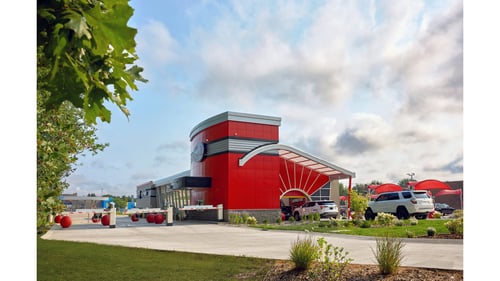 Tommy's Express Car Wash in Ludington, Michigan