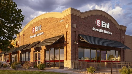 Exterior photo of Ent Credit Union Twenty Mile Service Center in Parker, Colorado