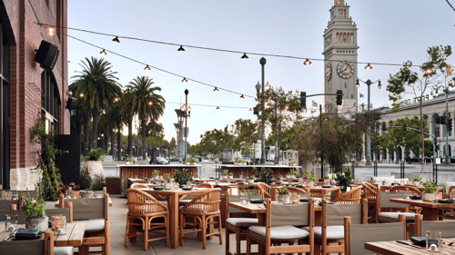 Terrene Patio with Ferry Building View