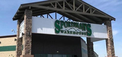 The front entrance of Sportsman's Warehouse in Moses Lake